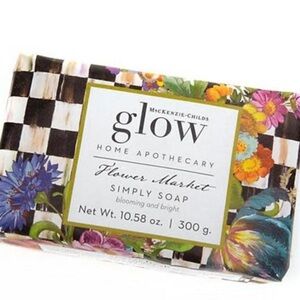🌺🌸🌼NWT MacKenzie-Childs Glow FLOWER MARKET soap - 4 BARS👀WOW
